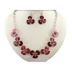 copy of Collier sautoir perles de verre bleu